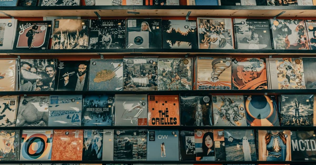 A varied selection of album vinyls, courtesy of DigitalMediaWire